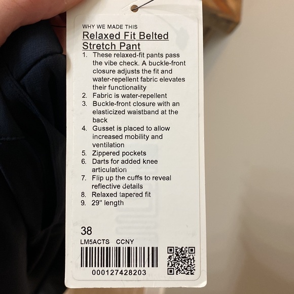NWT Men’s Lululemon Pants - Picture 13 of 13